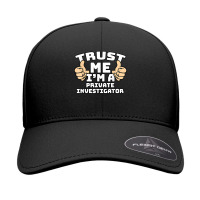 Trust Me I'm A Private Investigator Thumbs Up Job T Shirt Seamless Cap | Artistshot