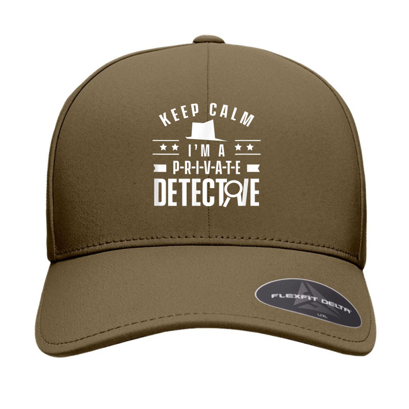 Stay Calm I'm A Private Detective Observation Investigator T Shirt Seamless Cap by MoczoTenleigh | Artistshot