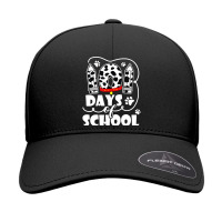 101 Days Of School Dalmatian Dog 100 Days Smarter Teachers T Shirt Seamless Cap | Artistshot