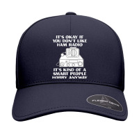 Smart People Hobby Funny Ham Radio Amateur Radio Enthusiast T Shirt Seamless Cap | Artistshot