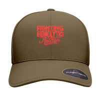 Red Ribbon Fighting For Hemolytic Anemia Awareness T Shirt Seamless Cap | Artistshot