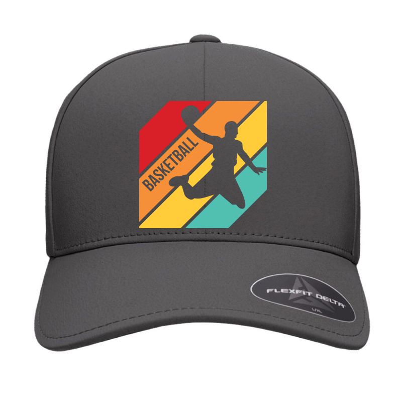 Basketball Silhouette Sport Activity Vector Graphic Seamless Cap | Artistshot