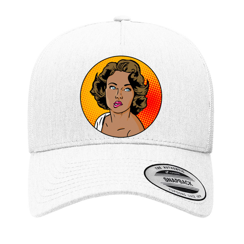 Pop Art Girl   Pop Art Yupoong Trucker Cap | Artistshot