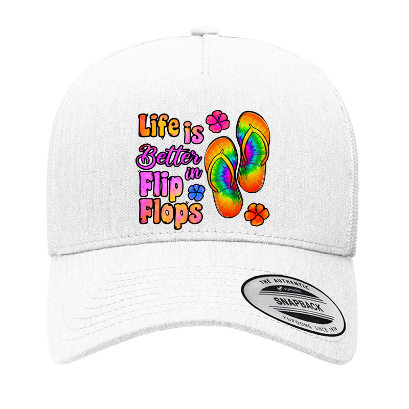 Life Is Better In Flip Flops Yupoong Trucker Cap | Artistshot