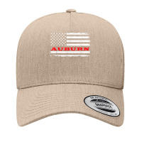 California American Flag Auburn Usa Patriotic Souvenir T Shirt Yupoong Trucker Cap | Artistshot