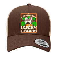 Alaskan Malamute T  Shirt My Alaskan Malamute Is My Lucky Charm   Gift Yupoong Trucker Cap | Artistshot