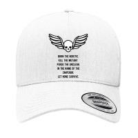 Let None Survive Wargaming Meme Yupoong Trucker Cap | Artistshot