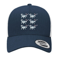 Siberian Husky Dog T  Shirtsiberian Husky Dog Pattern T  Shirt Yupoong Trucker Cap | Artistshot