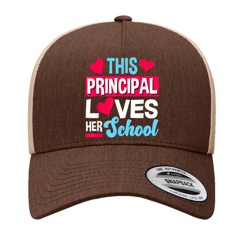 This Principal Loves Her School Teacher Yupoong Trucker Cap by YenNgoc | Artistshot