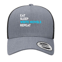 Eat Sleep Write Writing Novel Writer Yupoong Trucker Cap | Artistshot