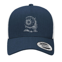 Bohemian Aesthetic Moon Sun Astrology Science Astronomy Yupoong Trucker Cap | Artistshot