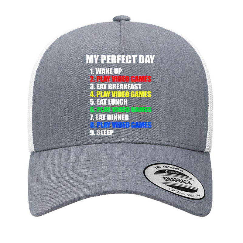 Gift Idea The Perfect Gaming Day Suprise For Gamers T Shirt Yupoong Trucker Cap by tamkyfashions | Artistshot