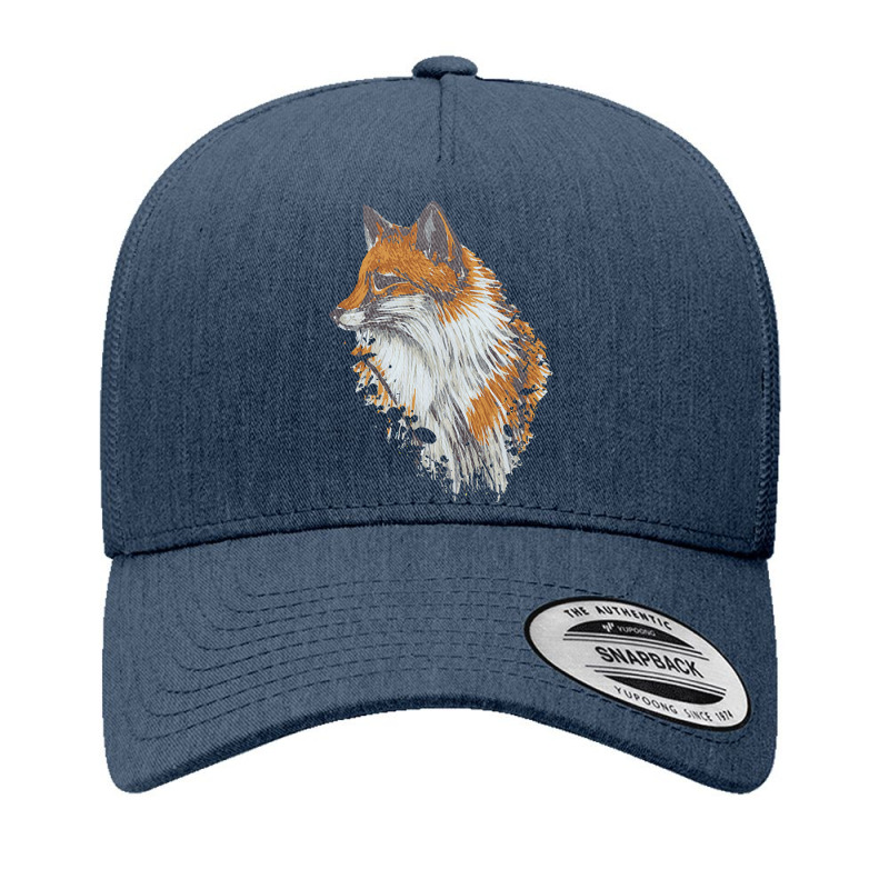 Animals T  Shirt The Fox T  Shirt Yupoong Trucker Cap by pitifulhere | Artistshot