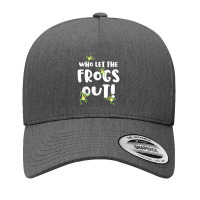 Funny Passover Who Let The Frogs Out Shirt Jewish Seder Fami Yupoong Trucker Cap | Artistshot