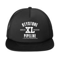 Keystone Xl Pipeline Foam Snapback Hat | Artistshot