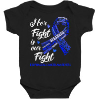 Esophageal Cancer Awareness T  Shirt Esophageal Cancer Awareness Her F Baby Bodysuit | Artistshot