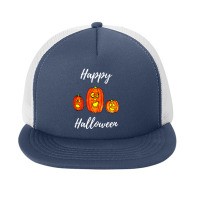 Happy Halloween Cute Foam Snapback Hat | Artistshot