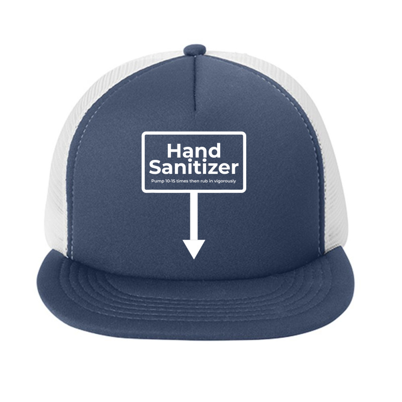 Hand Sanitizer   Funny Adult Humour Christmas Gag Gift T Shirt Foam Snapback hat by time5803 | Artistshot