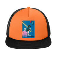 Anime Girl Retro 90s Aesthetic Lofi Japanese Foam Snapback Hat | Artistshot