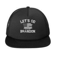 Let’s Go Brandon Conservative Us Flag Foam Snapback Hat | Artistshot