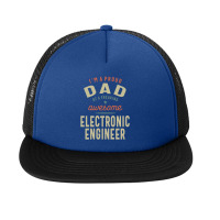 Proud Dad Of An Awesome Electronic Engineer Foam Snapback Hat | Artistshot