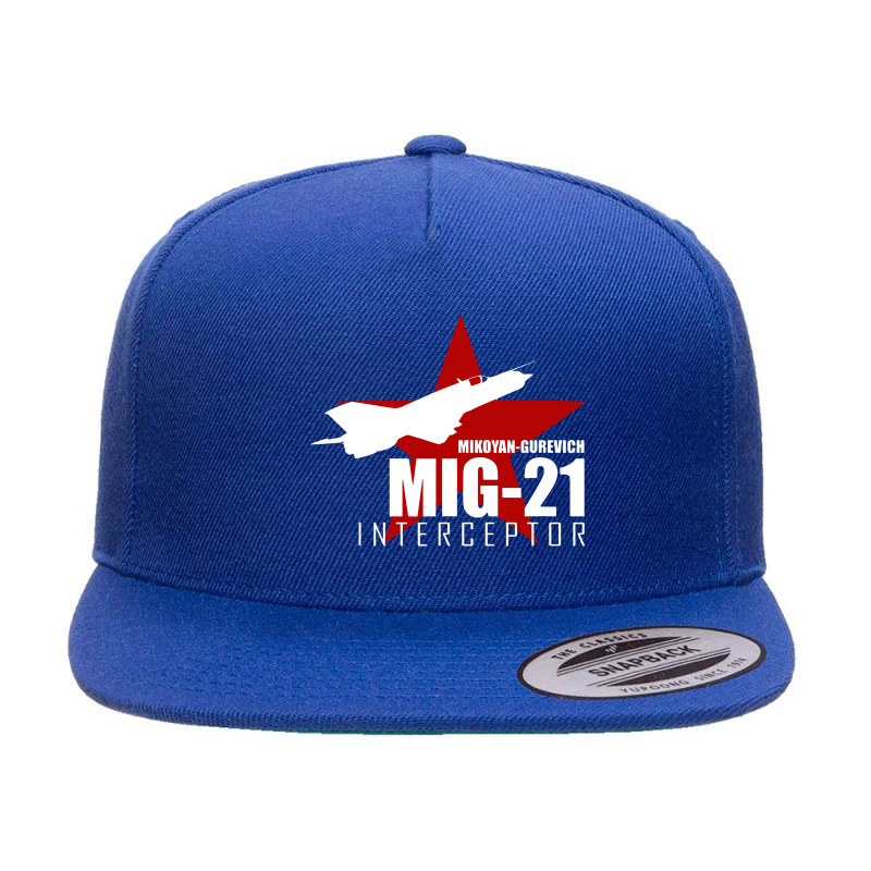 Mig 21 5 panel snapback cap by FeelGood Tees | Artistshot