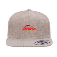 Resto Red Robin 5 Panel Snapback Cap | Artistshot