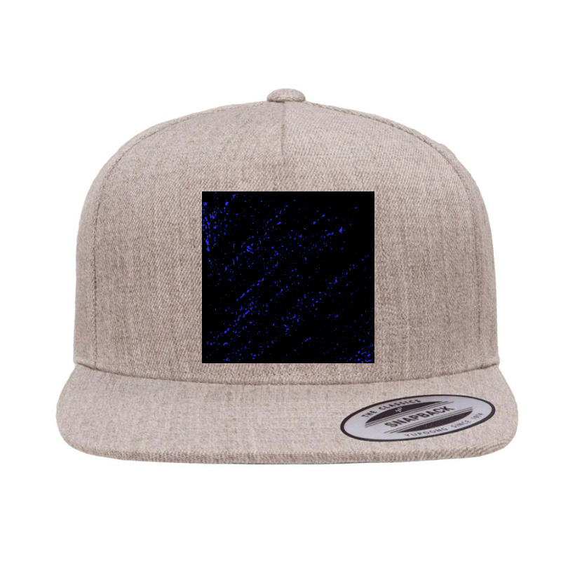 Blue Shine Over Dark Background 5 panel snapback cap by American choice | Artistshot