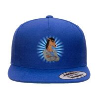 Bojack Horseman 5 Panel Snapback Cap | Artistshot