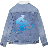 Cycling Time Unisex Sherpa-lined Denim Jacket | Artistshot