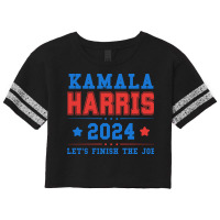 I'm Voting For Kamala Harris Scorecard Crop Tee | Artistshot