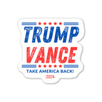 Trump Vance 2024 Donald Trump J.d. Vance Take Amer Sticker | Artistshot