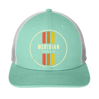 Retro Meridian Idaho Snapback Trucker Cap | Artistshot