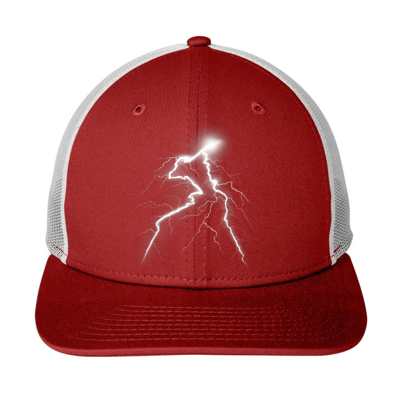 Lightning T Shirt Thunder Lightning Bolt Storm Strikes Snapback Trucker Cap by cm-arts | Artistshot