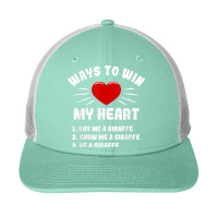 Ways To Win My Heart Giraffe Funny Animal Meme Humor Snapback Trucker Cap | Artistshot