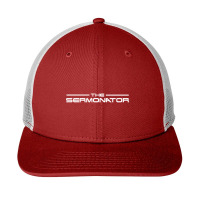 The Sermonator Funny Pastor Prayer Warrior Motorcycle Pastor Long Slee Snapback Trucker Cap | Artistshot