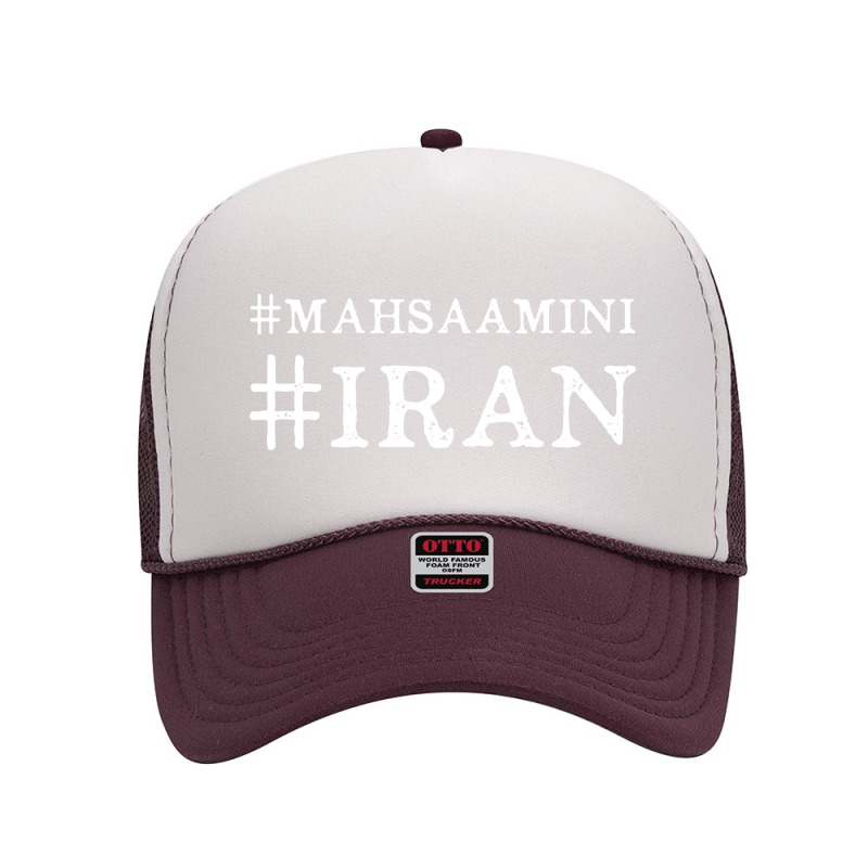 Mahsa Amini Iran Foam Trucker Hat by Cilukba | Artistshot