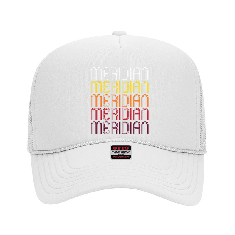 Meridian, Id  Vintage Style Idaho T Shirt Foam Trucker Hat by cm-arts | Artistshot