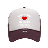 Ways To Win My Heart Giraffe Funny Animal Meme Humor Foam Trucker Hat | Artistshot