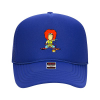 Water Skier Nestor - Clamkin Family Cartoon - Water Skiing Foam Trucker Hat | Artistshot