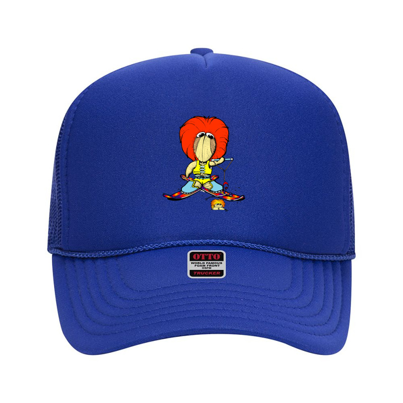 Water Skier Nestor - Clamkin Family Cartoon - Water Skiing Foam Trucker Hat by KennethSteele | Artistshot