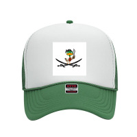 Captain Duck A Duck With A Sword Foam Trucker Hat | Artistshot