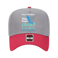 Funny Waterski Some Grandpas Play Bingo Adjustable Baseball Cap | Artistshot