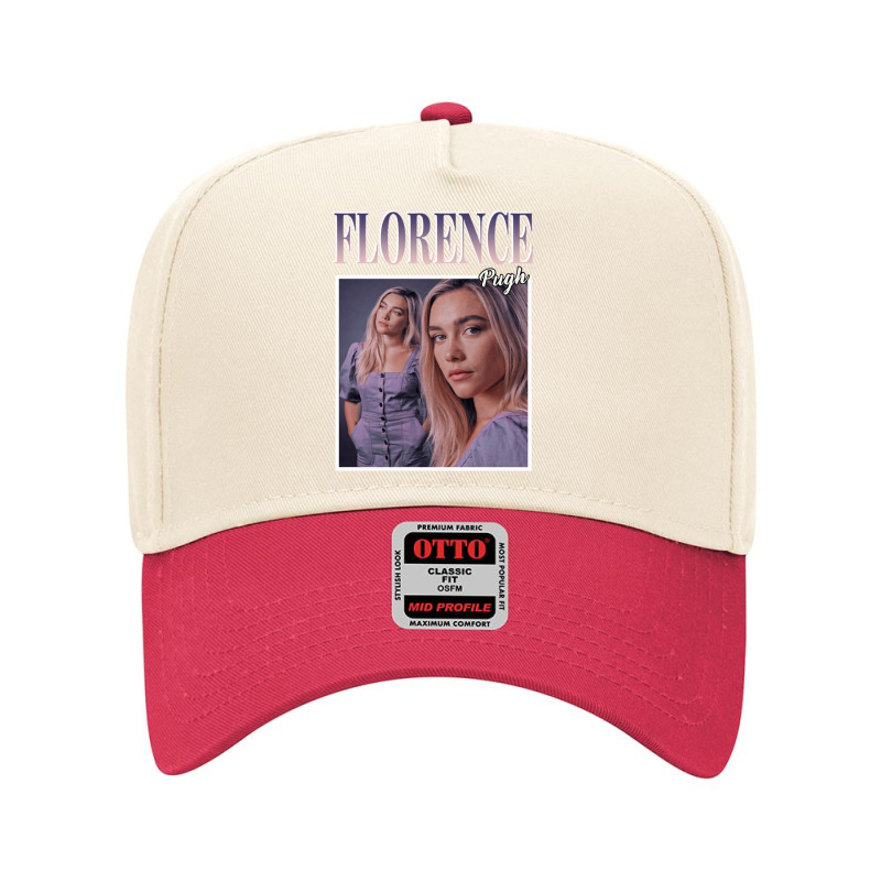 Day Gift For Florence Pugh 90s Vintage Gifts For Music Fans Adjustable Baseball Cap by cm-arts | Artistshot