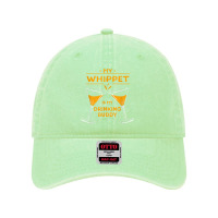 10506900008^my Whippet Is My Drinking Buddy^funny^dog Lover^ T Shirt Dyed Cap | Artistshot