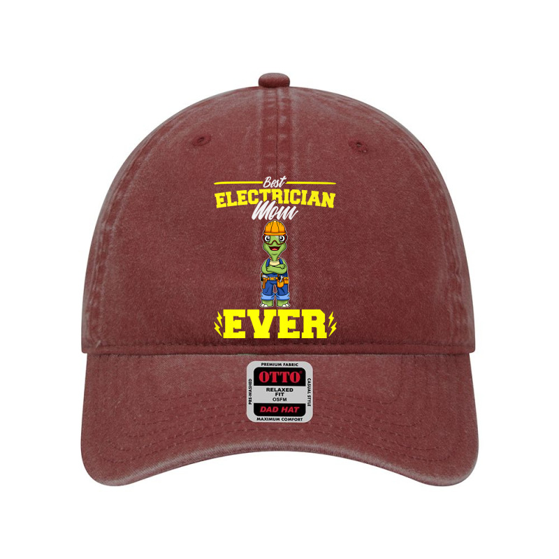 Best Electrician Mom Ever Electronic Technician Premium T Shirt Dyed Cap by cm-arts | Artistshot