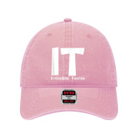 Invincible Techie Computer Information Technology Dyed Cap | Artistshot