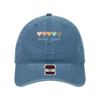 Leopard Hearts Teacher Student, Head Start T Shirt Dyed Cap | Artistshot