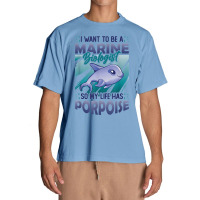 Marine Biologist Life Has Porpoise T Shirt Urban Heavy T-shirt | Artistshot