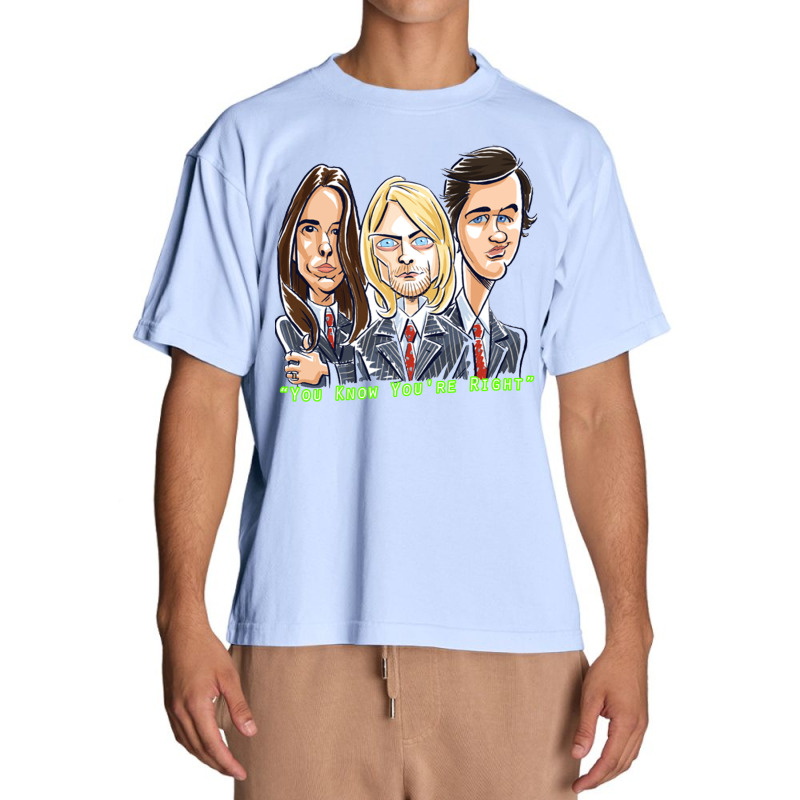 Kurt Dave Nevermind In Utero Grohl Cobain Urban Heavy T-shirt by ipahros | Artistshot